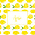 Agrio (limones) ilustración en delantal Delantal Largo sin Bolsillo