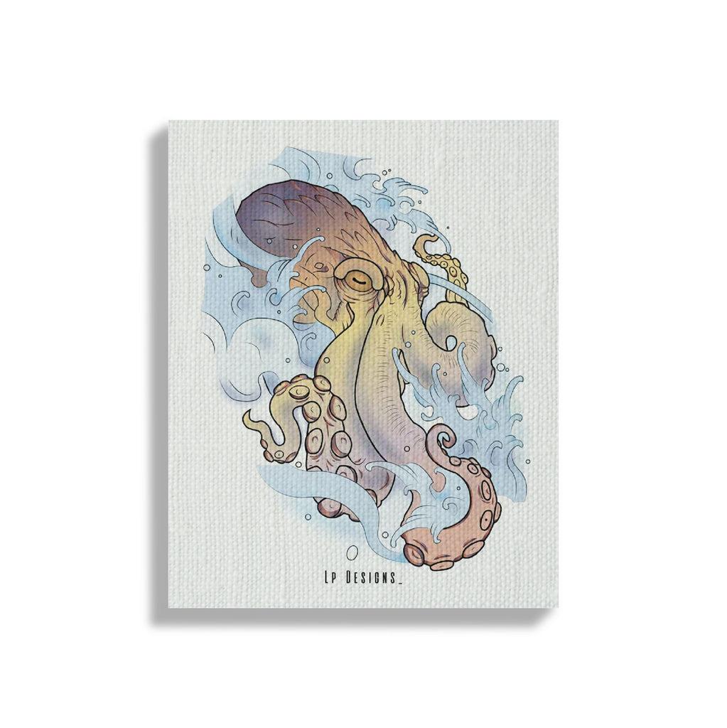 The Octopus Cuadro 8 x 10